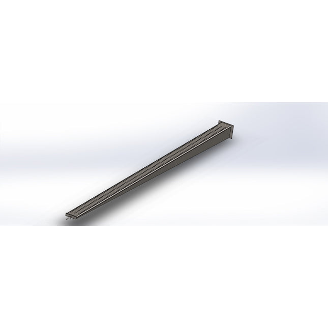 Jet Tube, M62, Double-Bevel w/ Fixed End Cap, 12GA HR Mild Steel