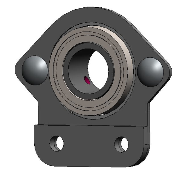 WM-113-GP - Bearing Assembly, Hanger, Flat-Back, 1-1/4" ID, Gypsum