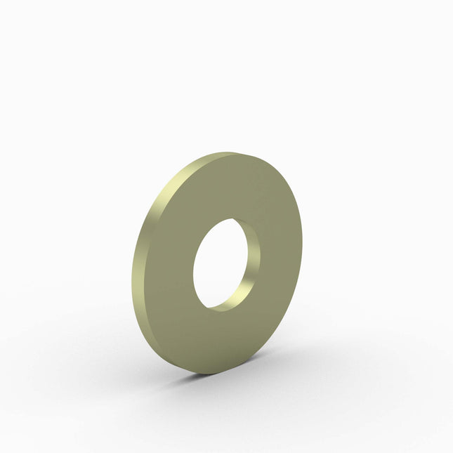 DH908 - Washer, Flat, 5/8" ID, Yellow Zinc