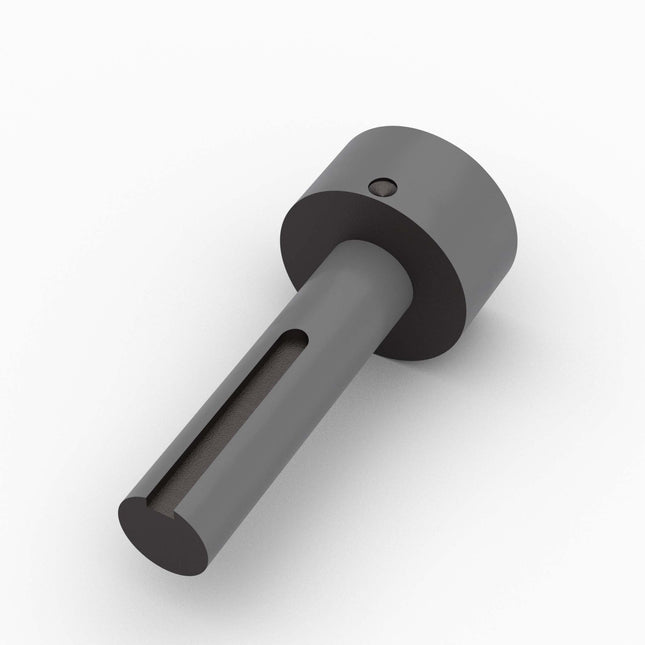 Gudgeon, 1-1/4" x 5" Lg, 3/8" x 3" Square Keyway, 2-3/4" Bell OD