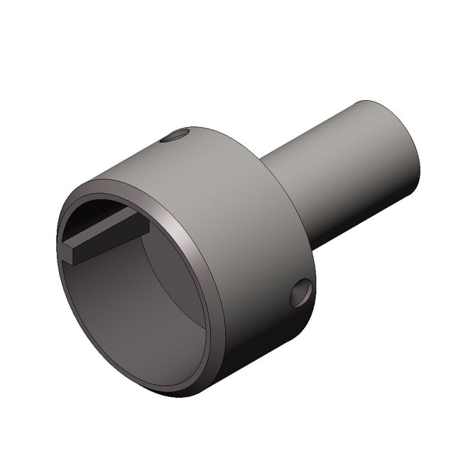 IKO-001 - Gudgeon, 1-1/4" Dia x 2-1/2" Lg, 2-3/4" Bell OD