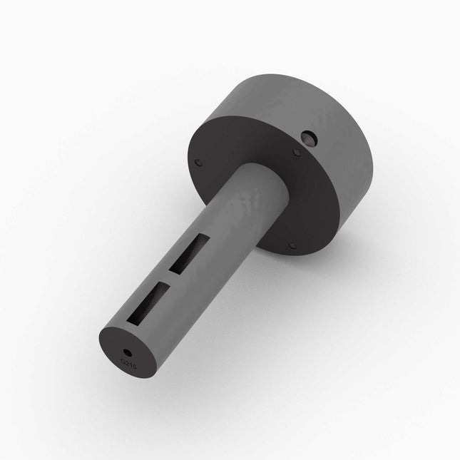 G215 - Gudgeon, 1-1/4" x 5" Lg, 2 x 1/4" Woodruff Keyway, Cast Iron