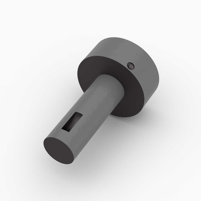 G221 - Gudgeon, 1-1/2" x 4-3/8" Lg, 3/8" Woodruff Keyway, Cast Iron