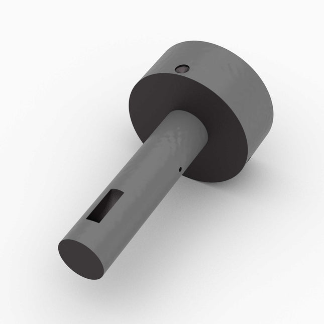 G222 - Gudgeon, 1-1/4" x 5" Lg, 3/8" Woodruff Keyway, Cast Iron