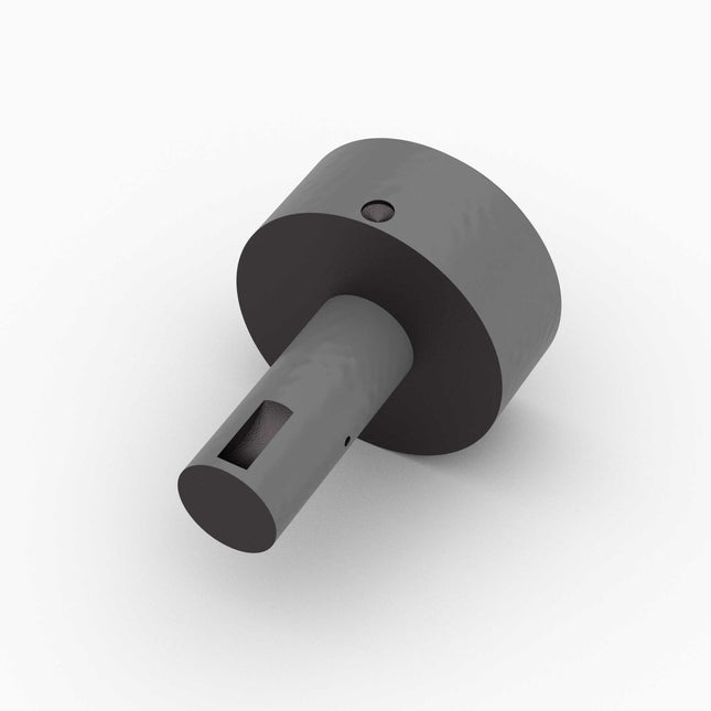 G223 - Gudgeon, 1-1/4" x 3" Lg, 3/8" Woodruff Keyway, Cast Iron