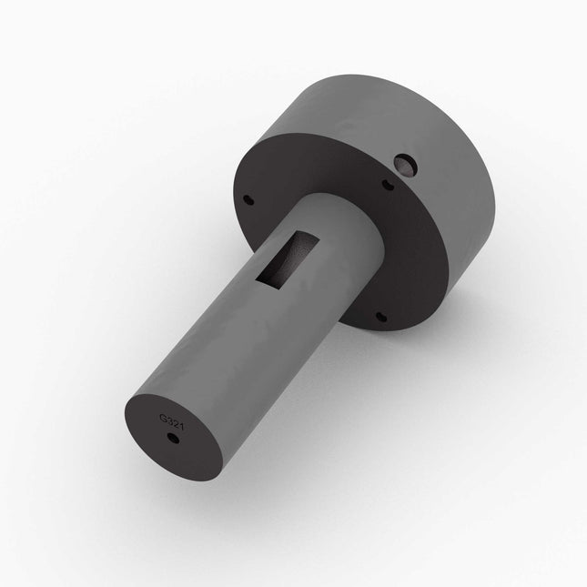 G321 - Gudgeon, 1-1/2" x 4-3/8" Lg, 3/8" Woodruff Keyway, Cast Iron